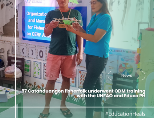 97 Catanduangon fisherfolk underwent ODM training with the UNFAO and Educo PH